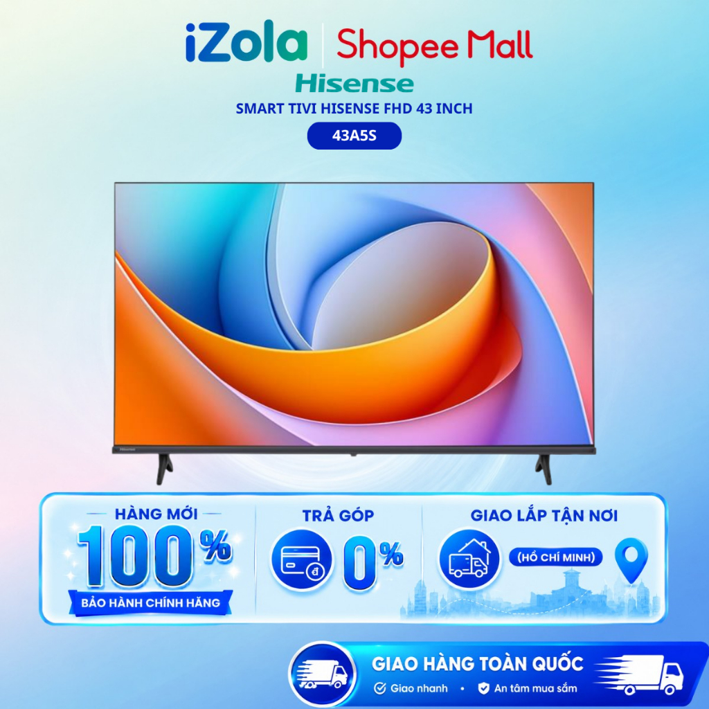 43A5S - Smart Tivi Hisense FHD 43 inch 43A5S - Hàng chính hãng