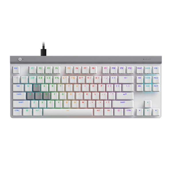 Bàn phím có dây Logitech G515 RAPID TKL RGB White