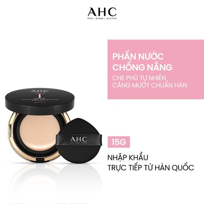[HB GIFT] Phấn Nước Chống Nắng AHC Masters Tinted Mesh Cushion Natural Beige SPF50+/PA++++