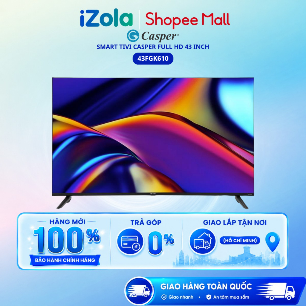 43FGK610 - Google Tivi Casper FHD 43 inch 43FGK610 - Hàng chính hãng