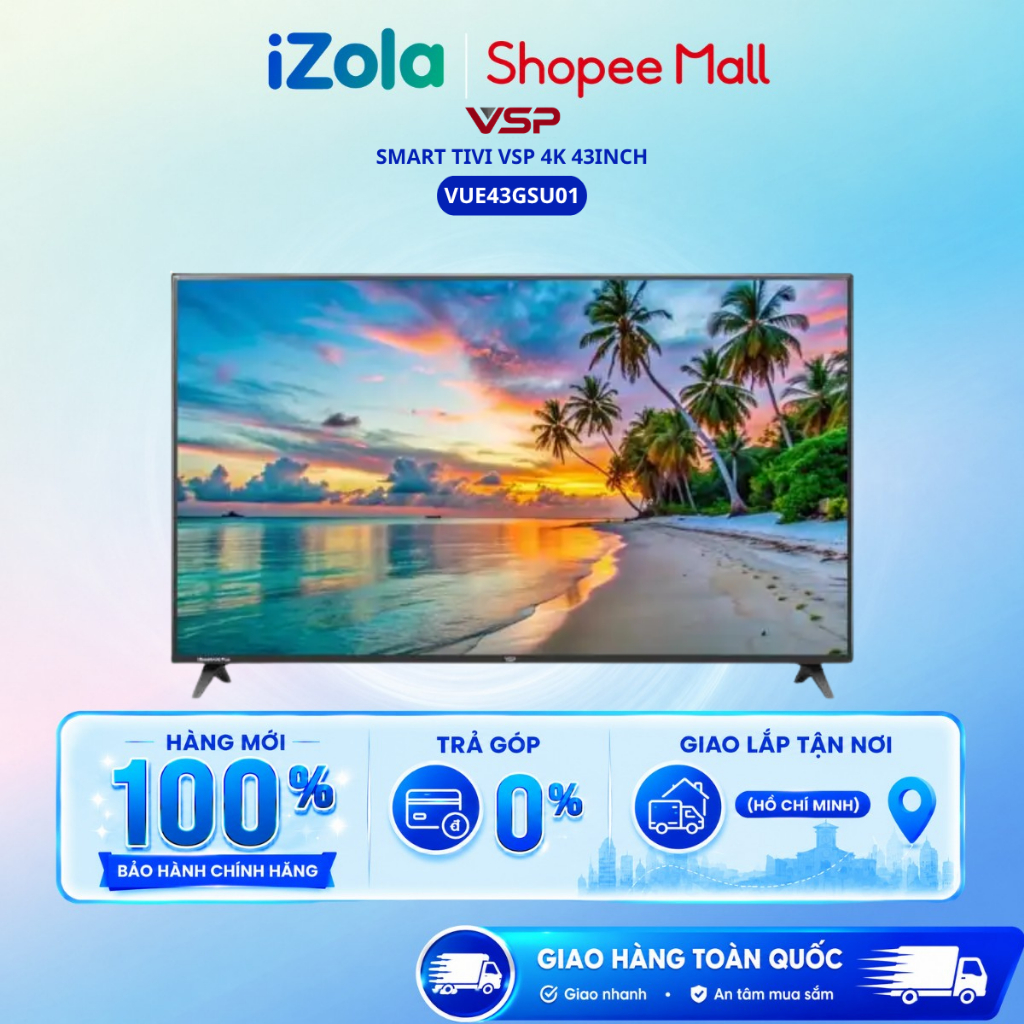 VUE43GSU01 - Google TV VSP 43 inch 4K VUE43GSU01 - Hàng chính hãng