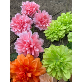 5 CÀNH HOA THƯỢC DƯỢC / CÚC MẪU ĐƠN 4 BÔNG CAO CẤP DECOR TRANG TRÍ 🌸