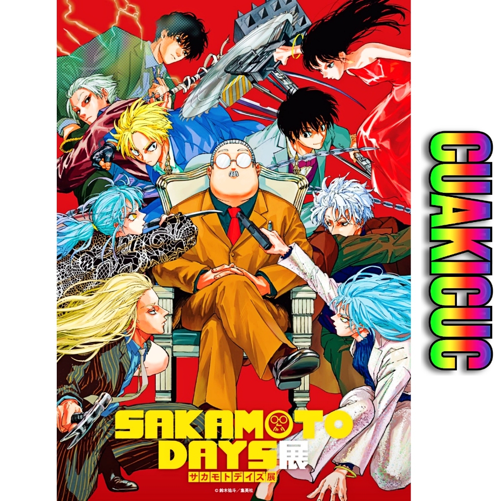 [HÀNG SẴN/CHÍNH HÃNG NHẬT BẢN] Poster Sakamoto Days Art Exhibition 2026 - Poster Triển Lãm Anime Sak