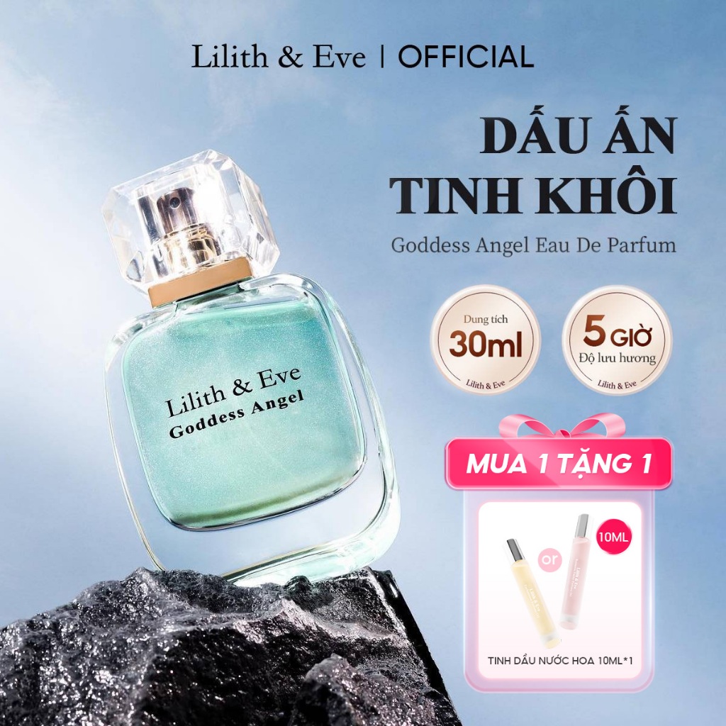 Nước hoa Lilith and Eve Goddess Angel Eau De Parfum 30ml mùi hương ngọt ngào tinh dầu nước hoa lưu h