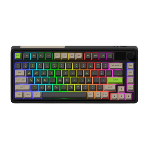 Bàn phím FL-Esports CMK75 Không dây Desert Grey Blue FLCMMK Ice Pink