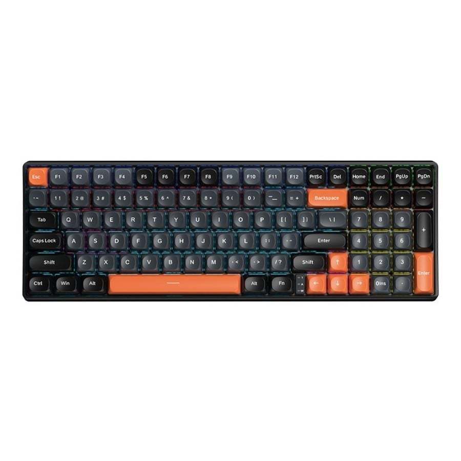 Bàn phím AULA S100 PRO TM (Đen+xám+cam/ Red switch) S100PRO03