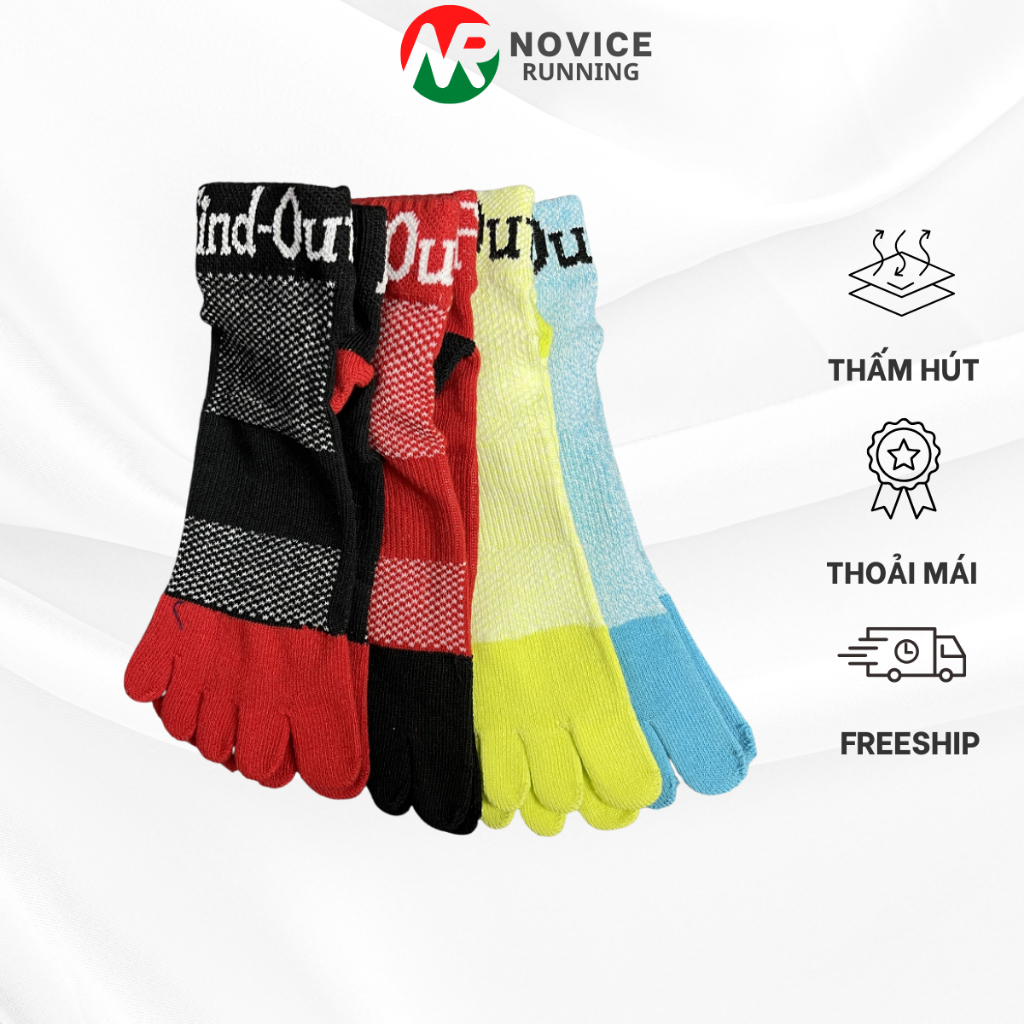 Tất Xỏ Ngón Chạy Bộ Thể Thao FIND-OUT, Chạy Trail, Thoáng Mát, Ôm Gọn TXN-882