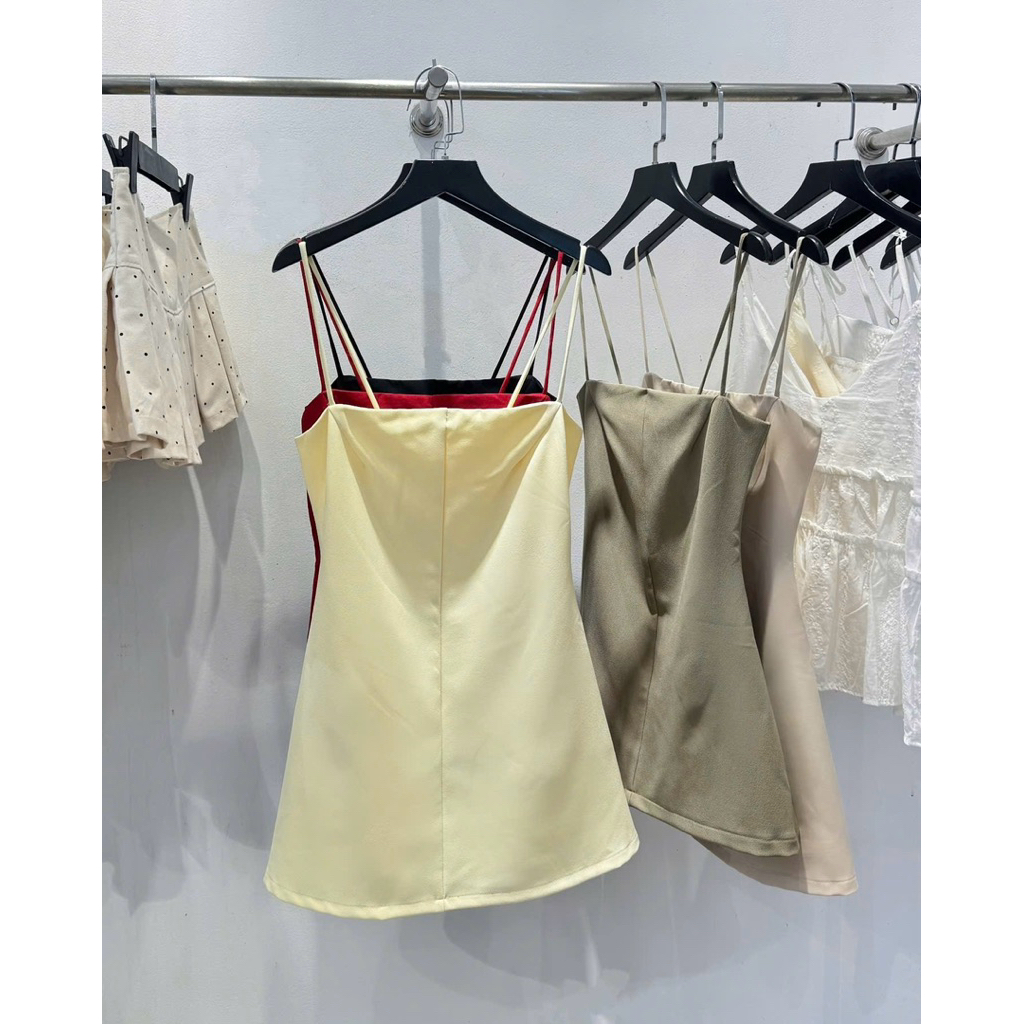 Đầm Hai Dây Kiểu Nữ Dáng Ôm Xoè Nhẹ - Ella Dress