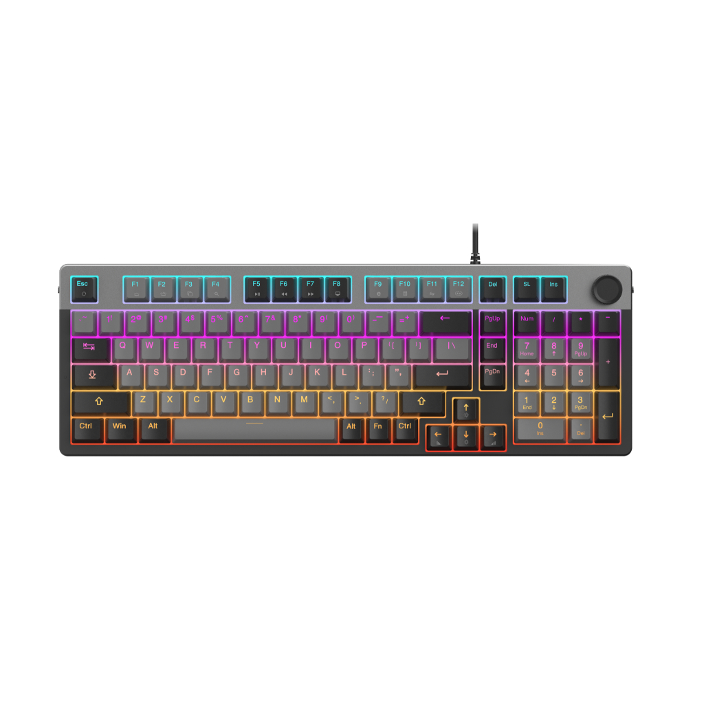 Bàn phím cơ DareU EK98L Grey Black Dream switch