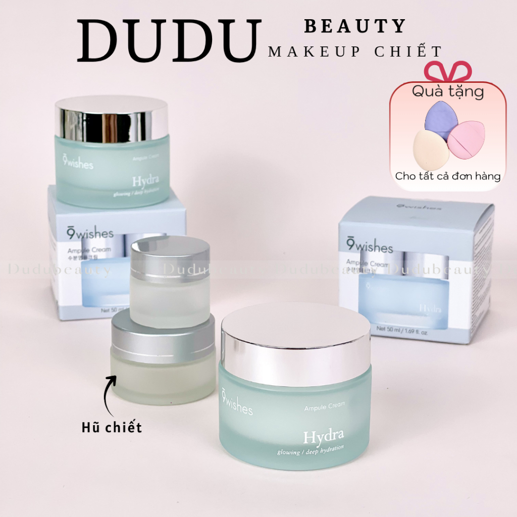 Kem Dưỡng Cấp Ẩm Cho Da 9Wishes Hydra Ampule Cream 50ml