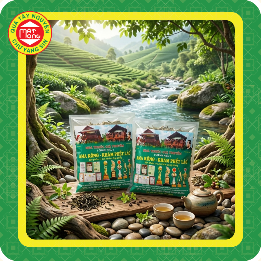 Thang AmaKong Khăm Phết Lào - Quà Tây Nguyên