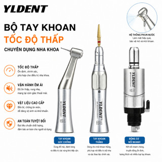 Bộ tay chậm FX 3 chi tiết YLDENT - Tay khoan nha khoa tốc độ thấp FX model BX301-A -  [ Hàng có vat]