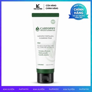 Sữa rữa mặt Caryophy Portulaca Cleansing Foam 3in1 150ML