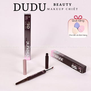 Mascara Lông Mày 2 đầu PinkPunk Chì kẻ mày Tự Nhiên Chống Nước & Nhòe Không Lem