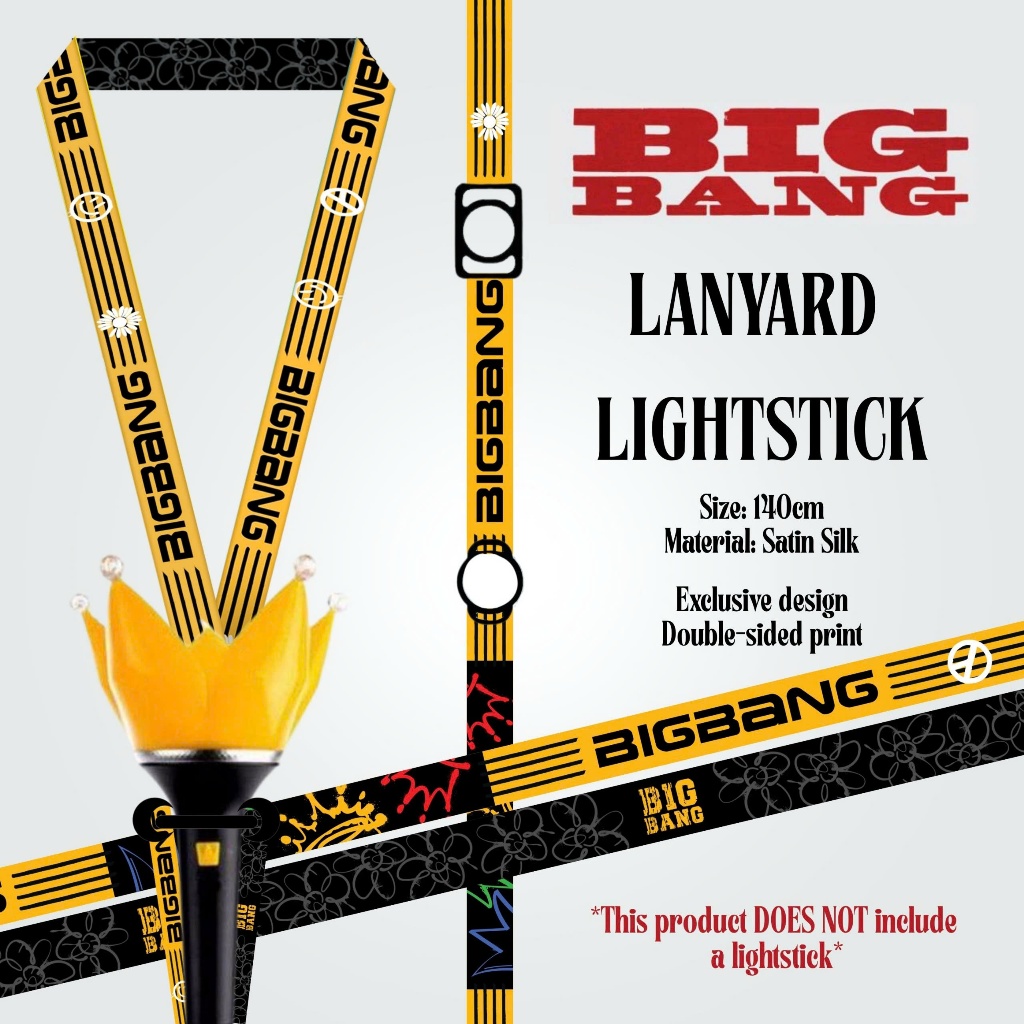 Dây Đeo Lightstick BigBang, Dây đeo BigBang đi concert, BigBang World Tour 2026
