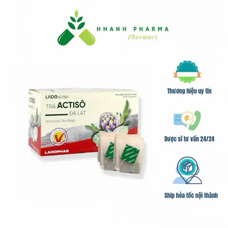 [CHÍNH HÃNG] TRÀ Actiso (Hộp 20 túi lọc)