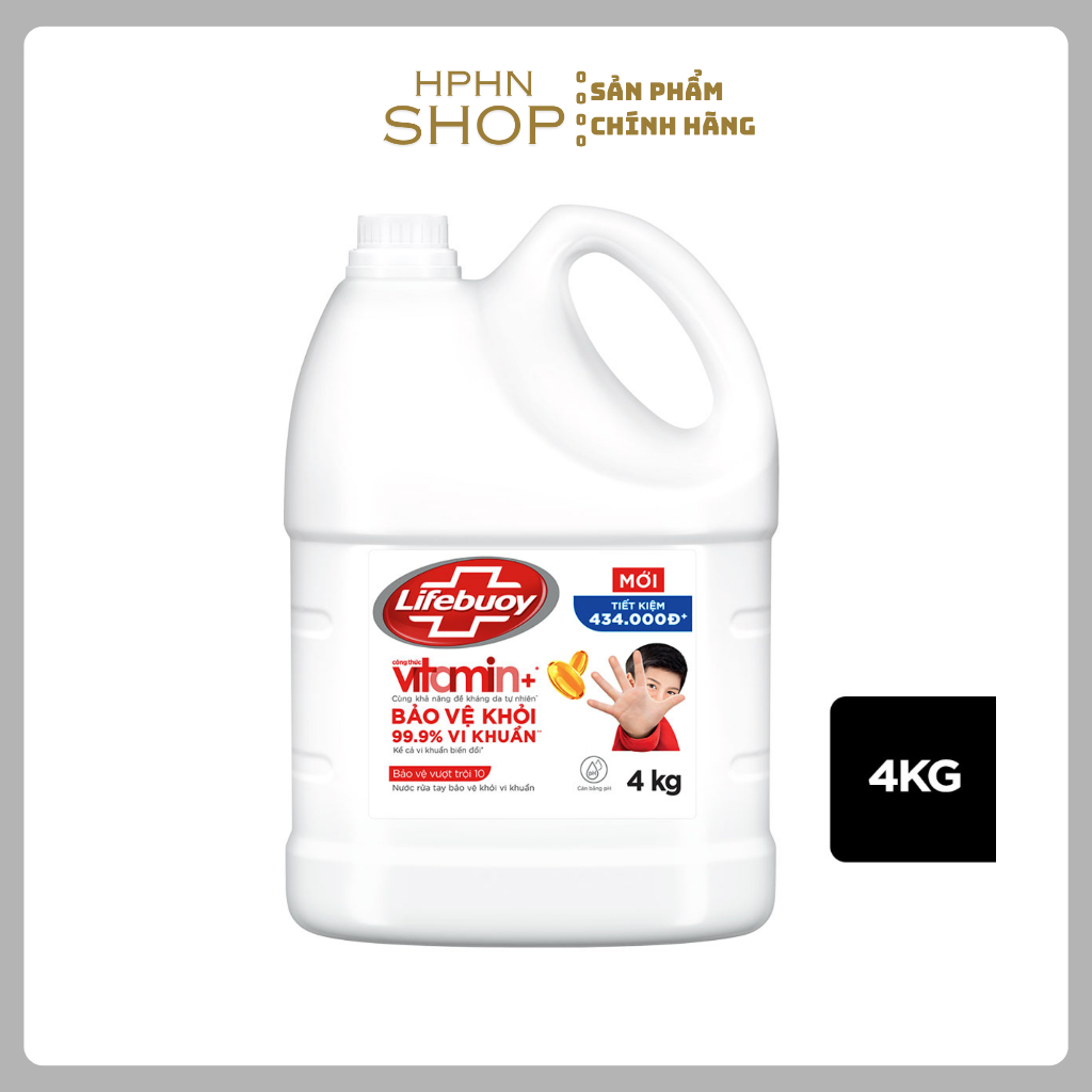 Nước Rửa Tay Lifebuoy Can 4KG HÀNG CÔNG TY
