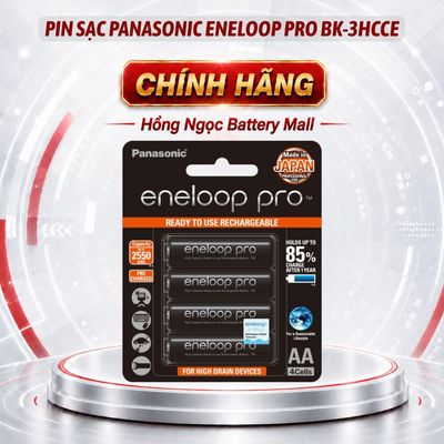 Pin sạc AA Panasonic Eneloop pro 2550 mah BK3HCCE - Hàng chính hãng