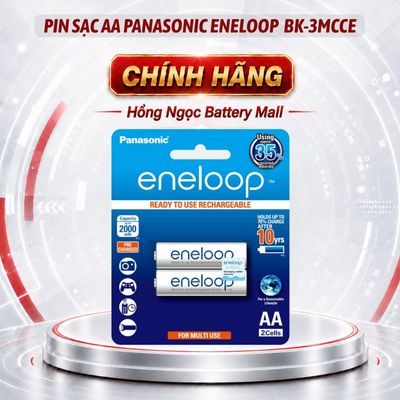 Pin sạc AA , AAA Panasonic Eneloop BK-3MCCE/2BT - Hàng chính hãng
