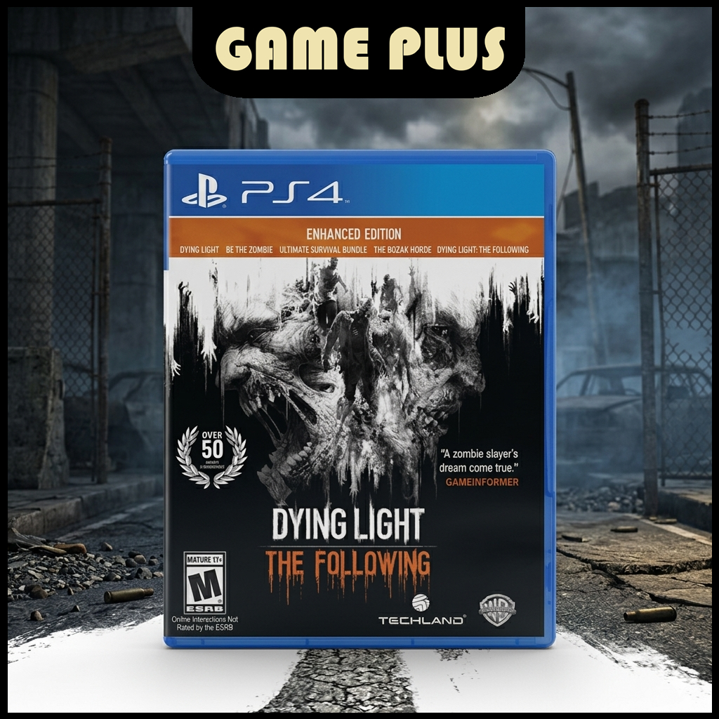 Đĩa Game 2ND Dying Light The Following Enhanced Edition cho máy PS4 PS5