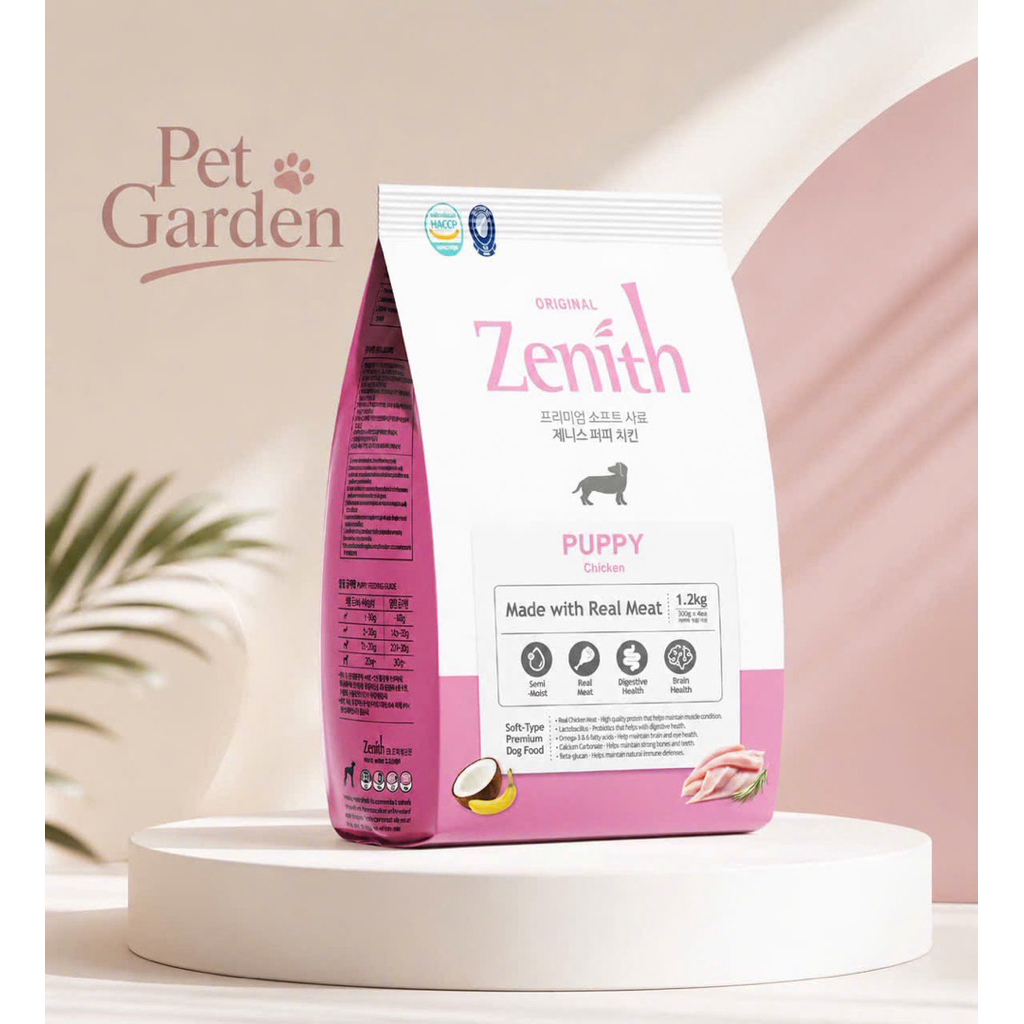 [Bao 3kg] Hạt Mềm Zenith Cho Chó Mọi lứa tuổi Adult Vị Gà Cá Hồi Dễ Ăn