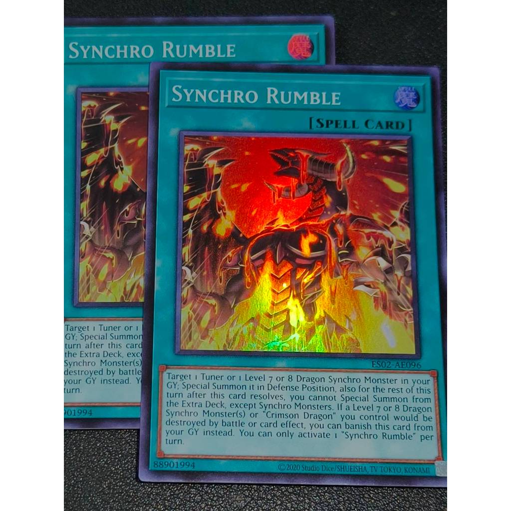 ES02-AE096 Synchro Rumble - Super Rare