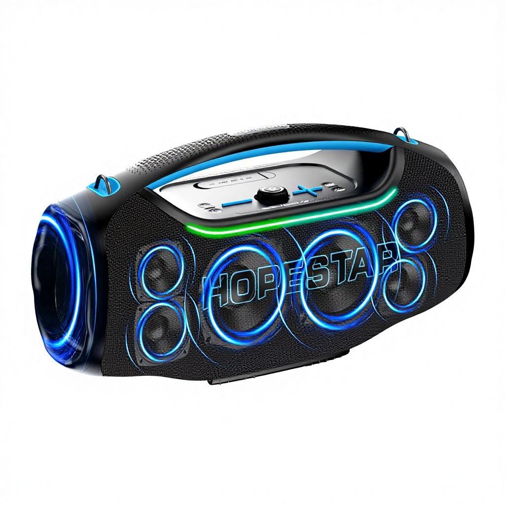 Loa HOPESTAR A60 ULTRA 450W Siêu Trầm Mạnh Mẽ, Bluetooth 5.4, Micro Karaoke Không Dây