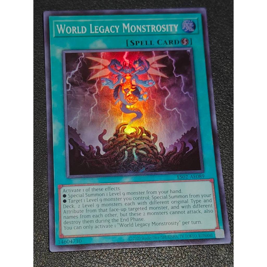 ES02-AE089 World Legacy Monstrosity - Super Rare