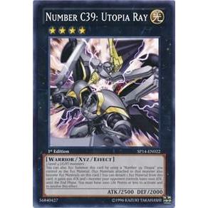[ Bài Yugioh Chính Hãng ] Number C39: Utopia Ray - SP14-EN022 - Common