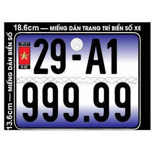 TEM DÁN BẢO VỆ BIỂN SỐ XE MÁY PVC 3 LỚP tem thỏ cầm phuộc