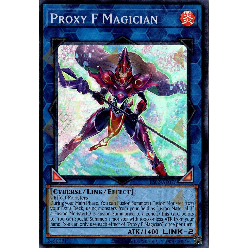 Thẻ bài Yugioh chính hãng: Proxy F Magician - ES02-AE075