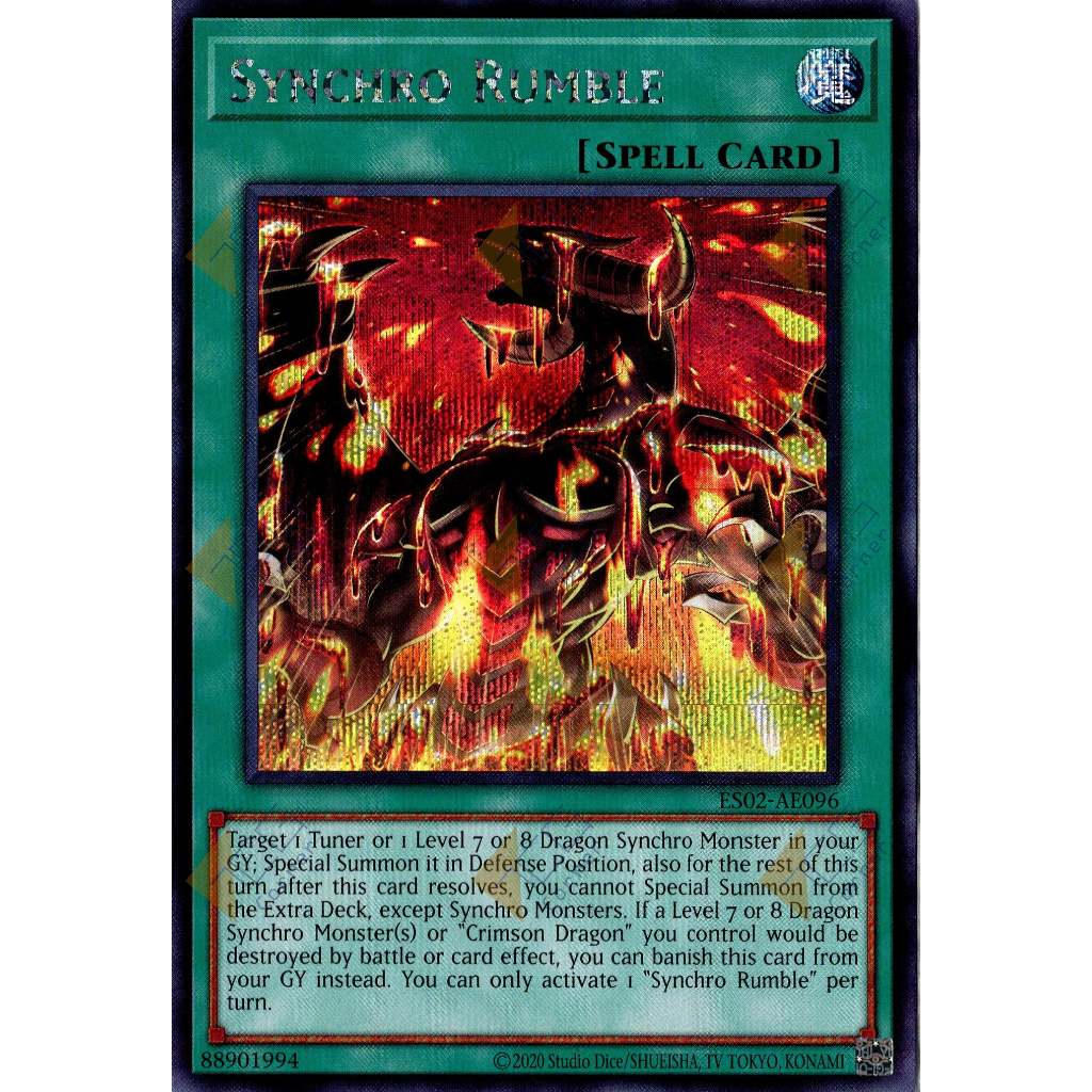 [KW2 Yugioh] [EN-AE] Thẻ ES02-AE096 Synchro Rumble