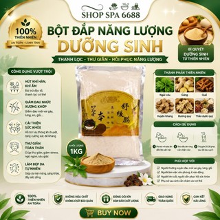 Bột Đắp Năng Lượng Giảm Béo Dưỡng Sinh | Body Đả Thông Kinh Lạc Liu Thông Khí Huyết Gói 800g,1000g
