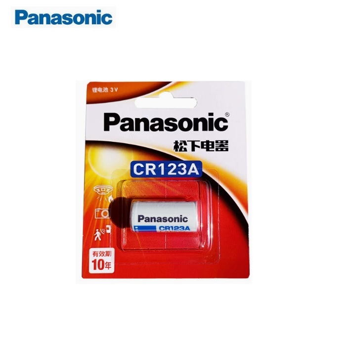 Pin CR123A Panasonic (CR123) Loại Tốt 3V Lithium Chính Hãng - Vỉ 1 Viên