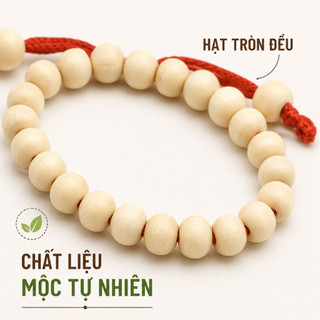 Vòng dâu tằm đeo tay cho bé, hạt dâu tằm tự nhiên dây co giãn cho trẻ sơ sinh và trẻ nhỏ ngủ ngon