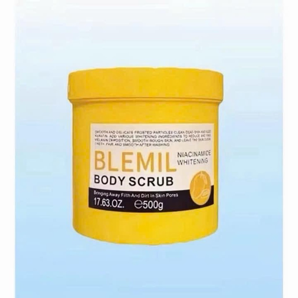 Tẩy Tế Bào Chết Kiêm Sữa Tắm Hỗ Trợ Trắng Da Blemil Hương trái cây ngọt ngào 500gram Thư cảm ơn