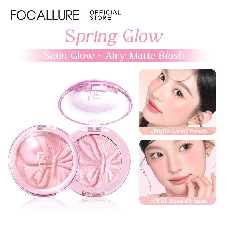FOCALLURE Má Hồng Highlight FAF104 – Tự Nhiên, Bling Bling, Bắt Sáng Rạng Rỡ | Minihouse