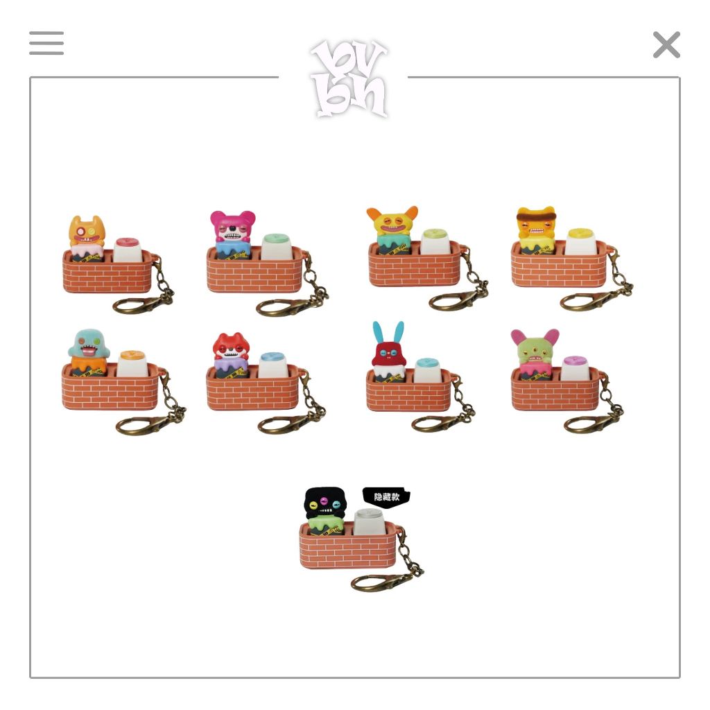 Hộp mù ngẫu nhiên JAKA Fuggler Funny Ugly Monster Keyboard Cap Blindbox Series