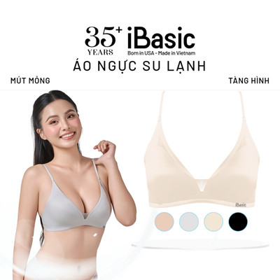 Combo 3 Áo ngực su iBasic tàng hình không đường may, không lộ viền - Độc quyền Tháng 8