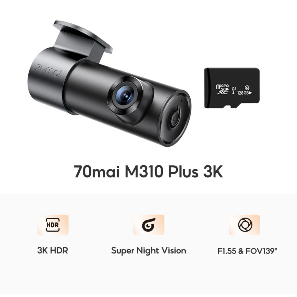 Camera Hành Trình 70mai M310 Plus,3K (Bản Quốc Tế),chính hãng Giá rẻ tốt nhất