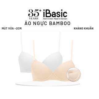 Áo ngực mút vừa không gọng vải bamboo iBasic BRAW176