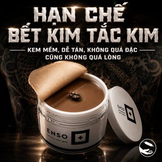 Kem dưỡng hình xăm Enso Coffee sáp vaseline xăm mùi cà phê hỗ trợ kim đi mượt cho thợ tattoo