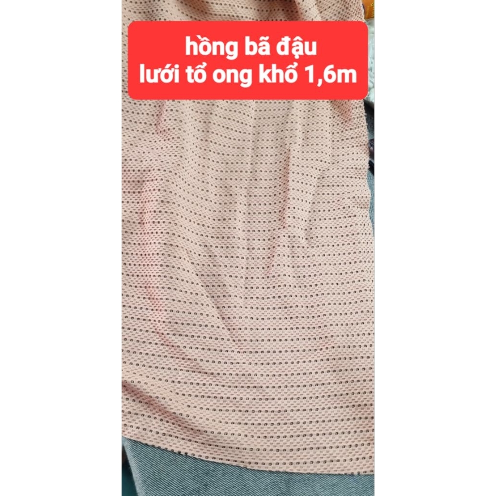 vải lưới tổ ong