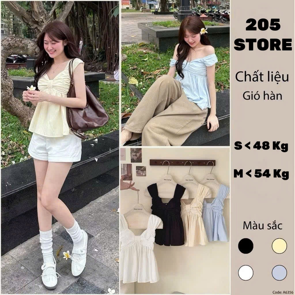 Áo 2 Dây Cánh Tiên Nơ Ngực 20 THÁNG 05 SHOP MA6356