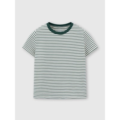 Áo Phông Trẻ Em Yody Basic Kẻ Phối Cổ Cotton mềm mại, thoáng mát, thấm hút mồ hôi tốt, an toàn cho làn da KCTS26S008