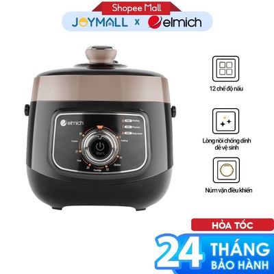 Nồi Áp Suất Cao Cấp Đa Năng Elmich PCE-1805 2,5L, Hàng Chính Hãng, Nút Xả Áp Từ Xa - JoyMall