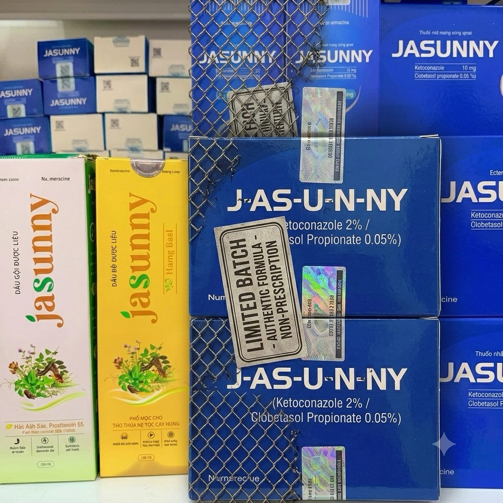 Dầu gội thảo dược jasunny - Sạch Gàu Ngứa, Giảm Rụng Tóc Và Nuôi Dưỡng Da Đầu