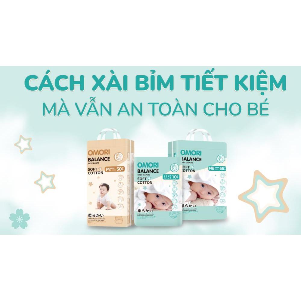 Bỉm Omori balance đủ các size