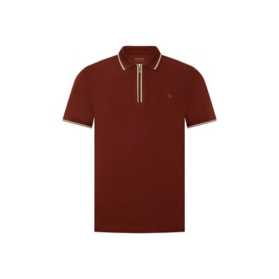 Áo thun Polo trụ dây kéo không túi VIETTIEN SMART CASUAL vải Cotton form REGULAR FIT VT00000676