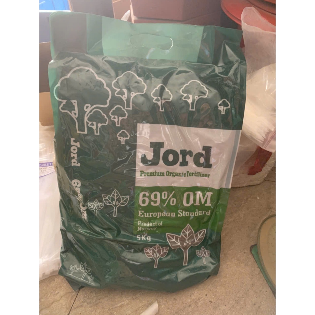 Phân bón hữu cơ jord,phân đạm cá hồi nauy jord,phân hữu cơ savia nauy túi nguyên khối 5kg